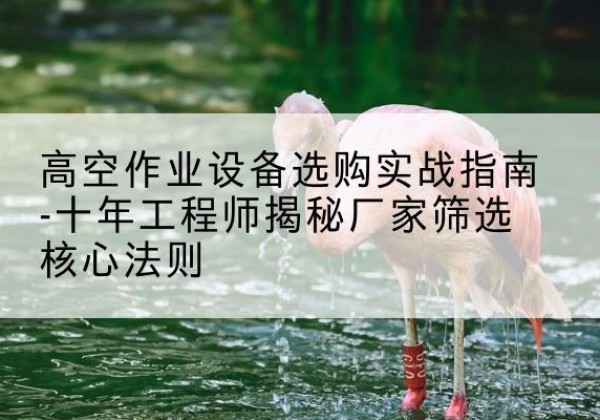 裕民剪叉式升降机厂家-高空作业设备选购实战指南-十年工程师揭秘厂家筛选核心法则